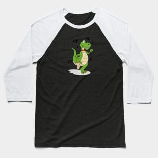 Dancin' Dinosaur Baseball T-Shirt